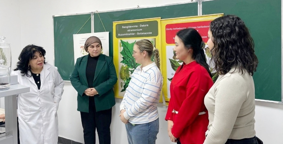 НАУЧНАЯ СТАЖИРОВКА МАГИСТРАНТОВ НА БАЗЕ ТАШКЕНТСКОГО ФАРМАЦЕ...