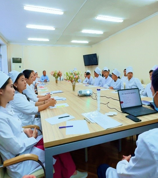 A meeting on the topic “Support is Needed by Everyone” or “H...