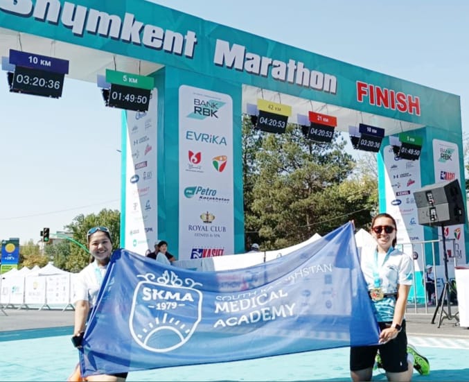ОҚМА командасы Shymkent Marathon 2025 жарысында