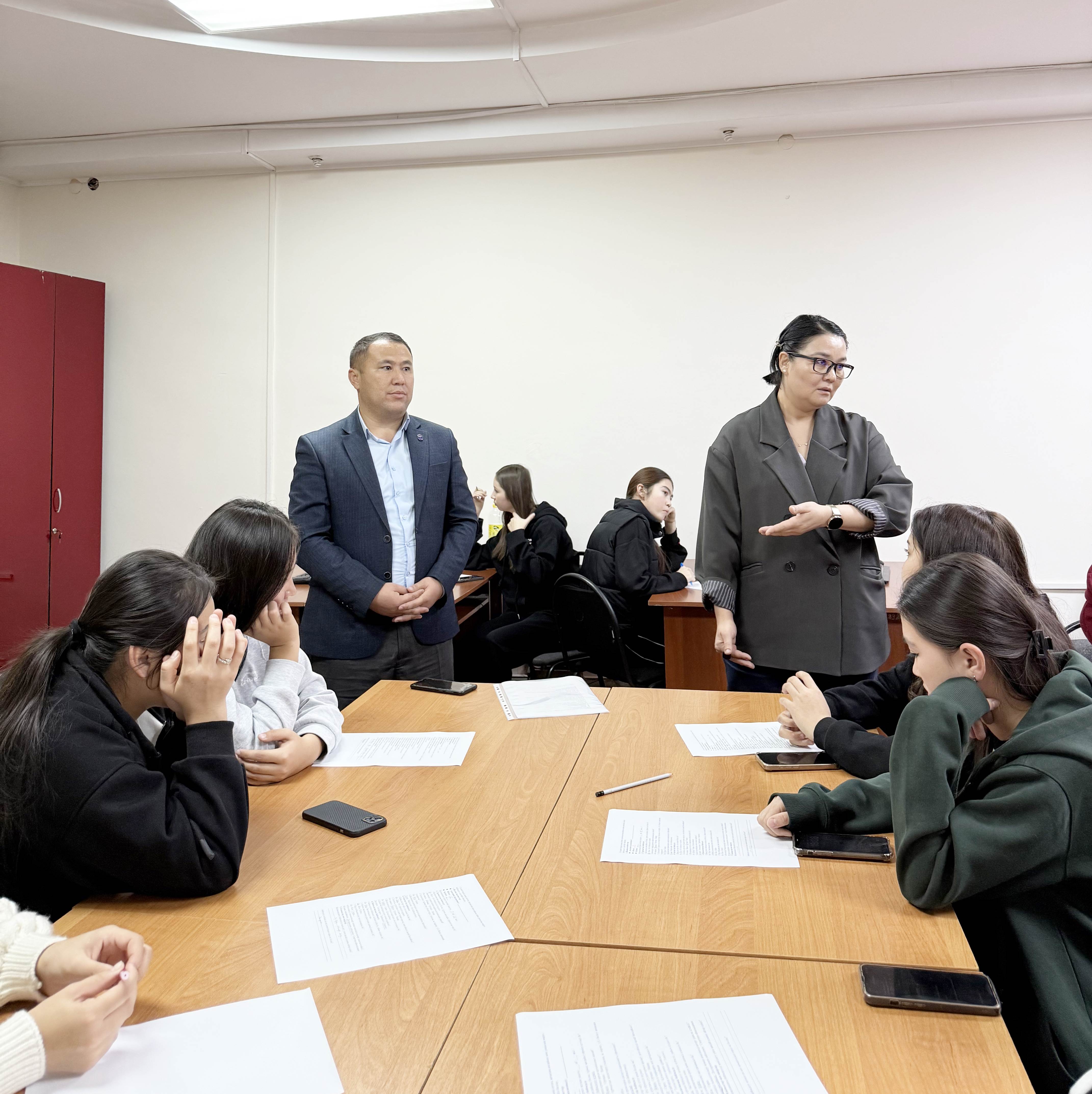 A meeting with dormitory students titled ‘Common Interests:...