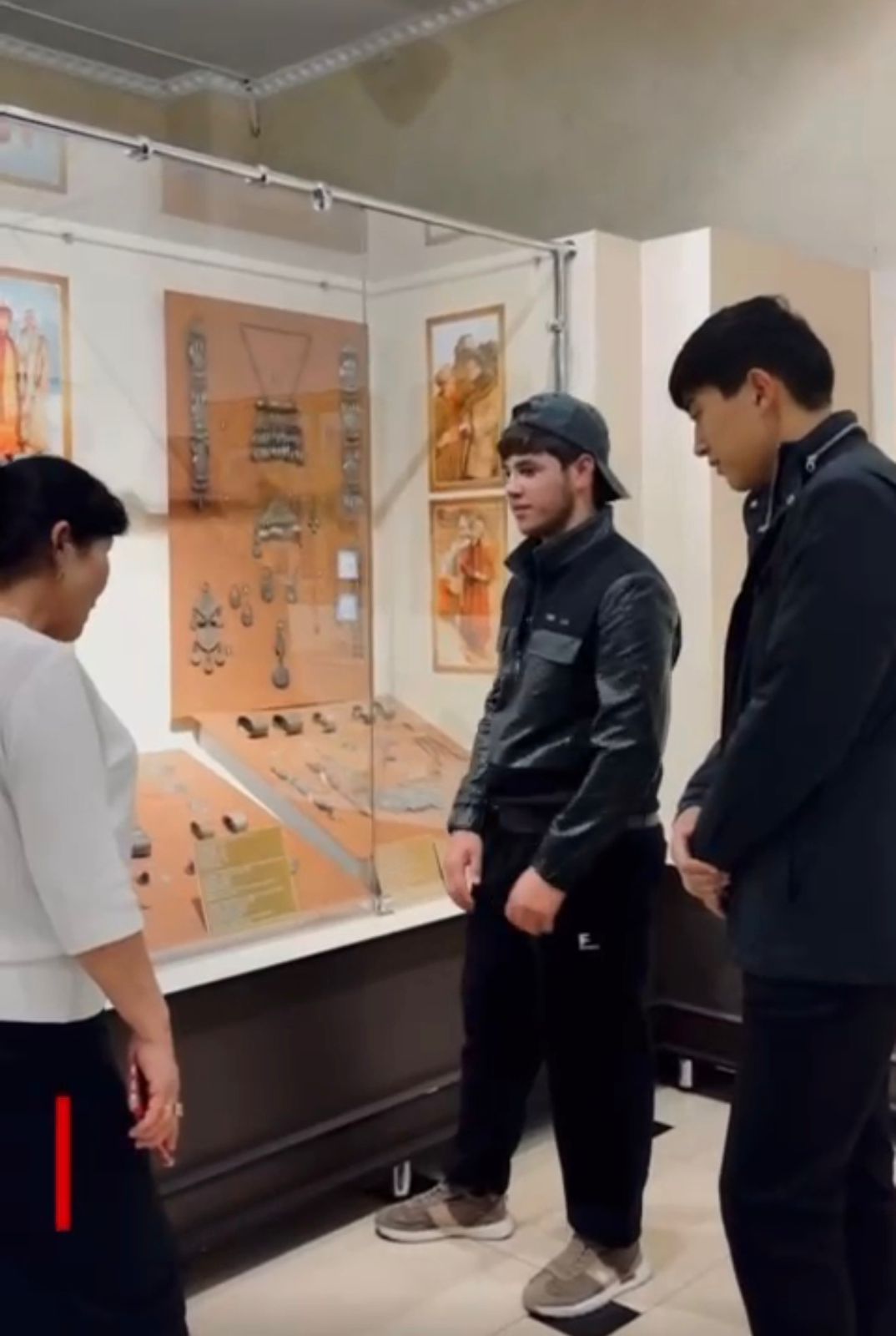 The students became acquainted with the museum exhibits