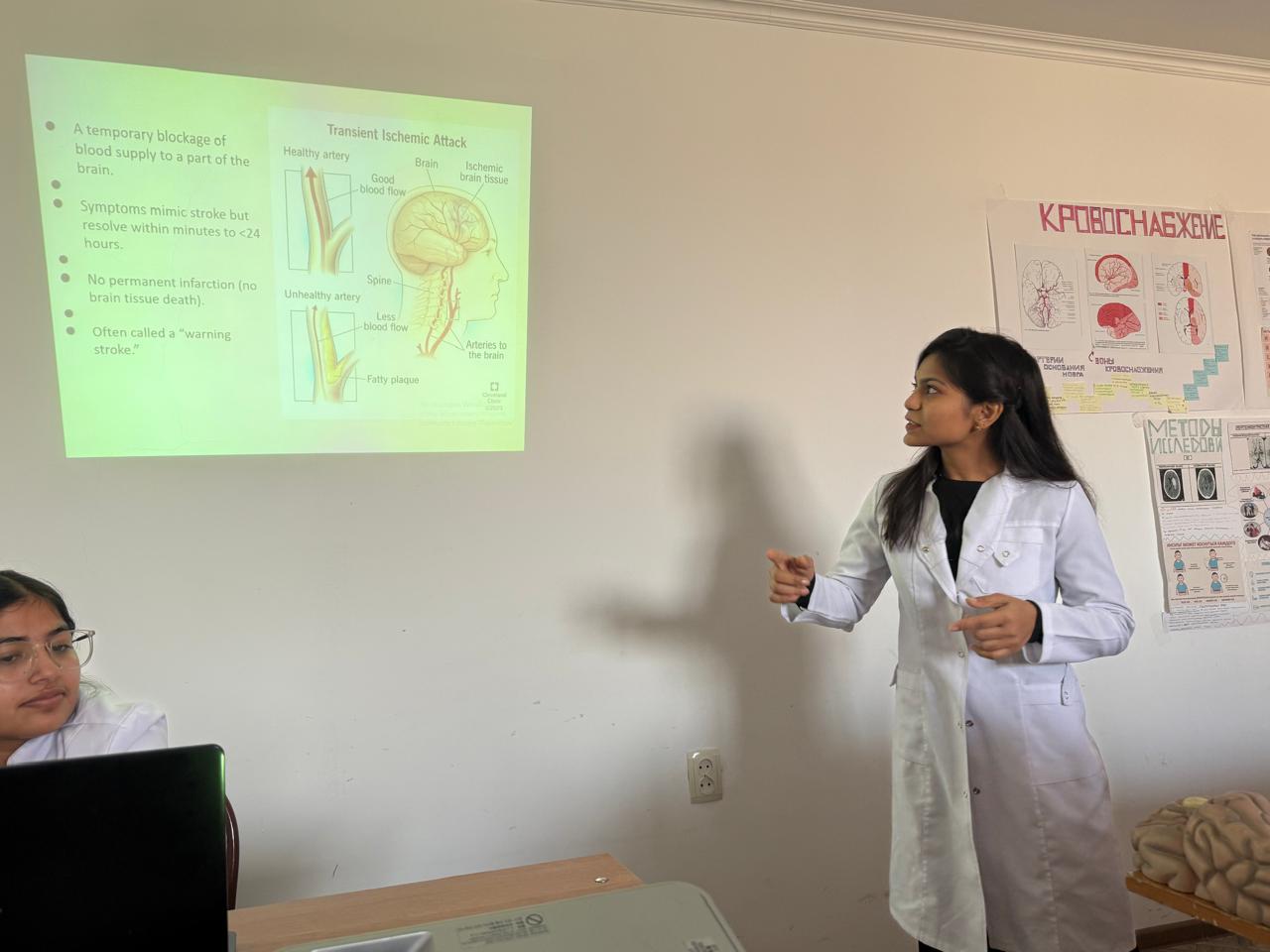 Defense of scientific projects on stroke and cerebrovascular...