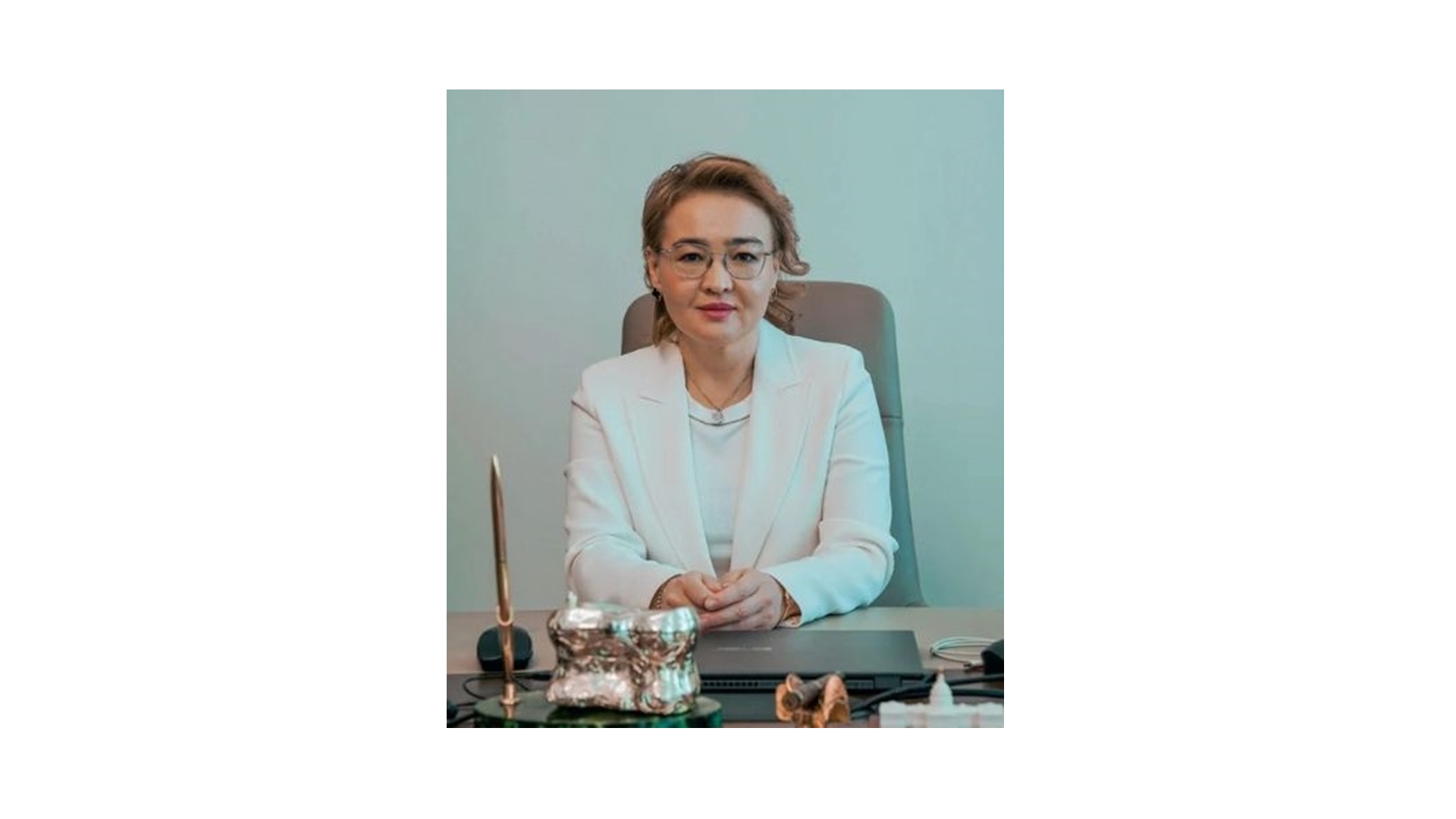 Annual reporting meeting of SKMA Rector Zhanna Seitzhanova